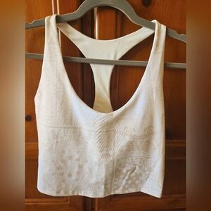Fabletics Luxe360 Cream Tank Top